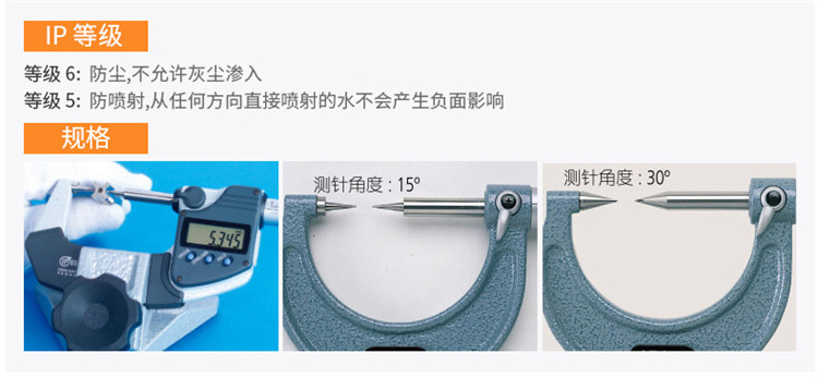 三豐尖爪數顯千分尺342-251